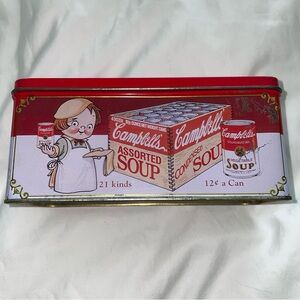 Soups Red and White Tin Box‎